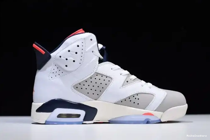 MaikeSneakers Retro White Jordan Grey-Sail 23-Neutral Infrared Tinker 384664-104 6 Air 0421